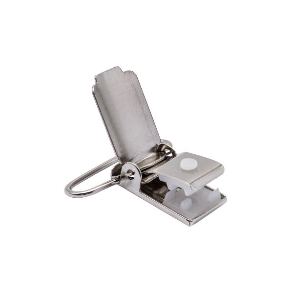 Клипса для подтяжек полоса 30.0 мм, сталь (никель), 20 шт