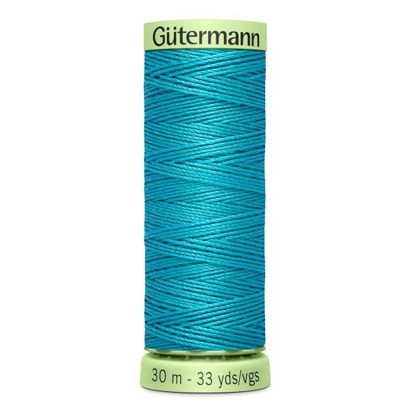 Нитки отделочные Gutermann Top Stitch, 30м, 715 св.зеленое море, 5 катушек