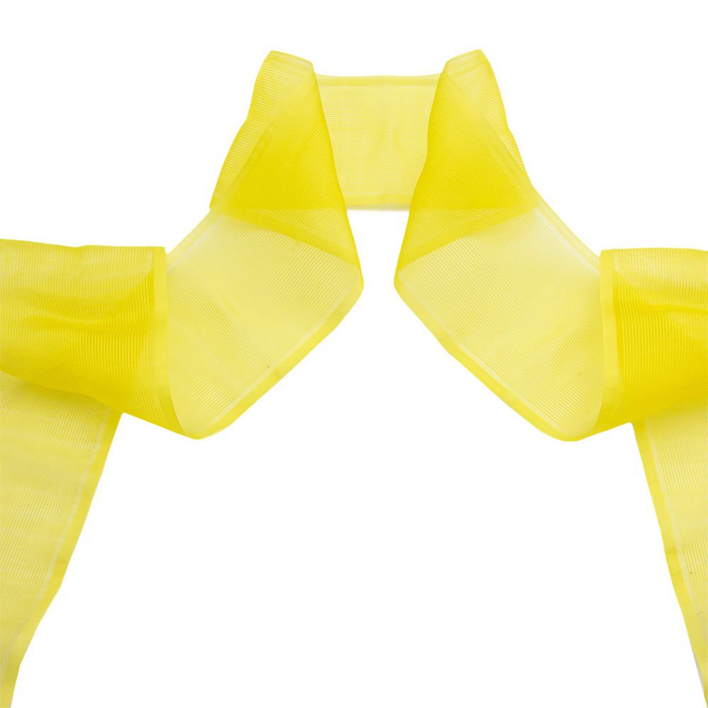 Лента для бантов (капрон) _8 см, 25 м (желтый) С3501
