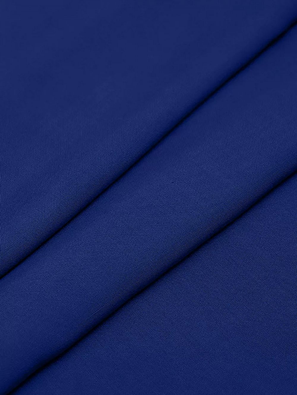 Штапель 110 г/м², 145 см / 2 метра, TBY-Vi-30-43.2, цв.43 яр.синий