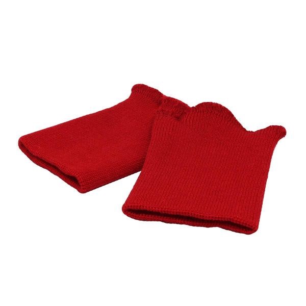Манжеты трикотажные 7.0х9.0 см, 1 пара, тонкие 14кл. 1х1, 739 кармин
