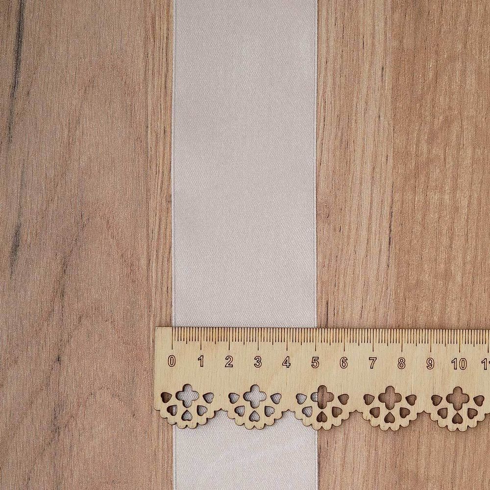 Лента атласная 1-сторонняя 50.0 мм / 22.86±1 метров, 111 дымчато-серый, Globus