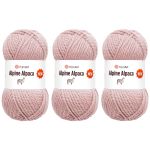 Пряжа YarnArt (ЯрнАрт) Alpine Alpaca New / уп.3 мот. по 150 г, 120 м, 1443