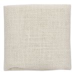 Ткань для рукоделия рогожка 100% лен 48х45см, белый