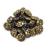 Часть кнопки Альфа (S-образная) ⌀12 мм (A-часть), 5/12 латунь мет.BRASS панцирь, 20 шт