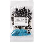 Глаза пластиковые с блестящей вставкой ⌀20 мм, 50 шт, голубой, HobbyBe PGSB-20F