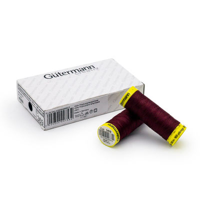 Нитки для трикотажа Gutermann Maraflex, 150м, 369 винный, 5 катушек