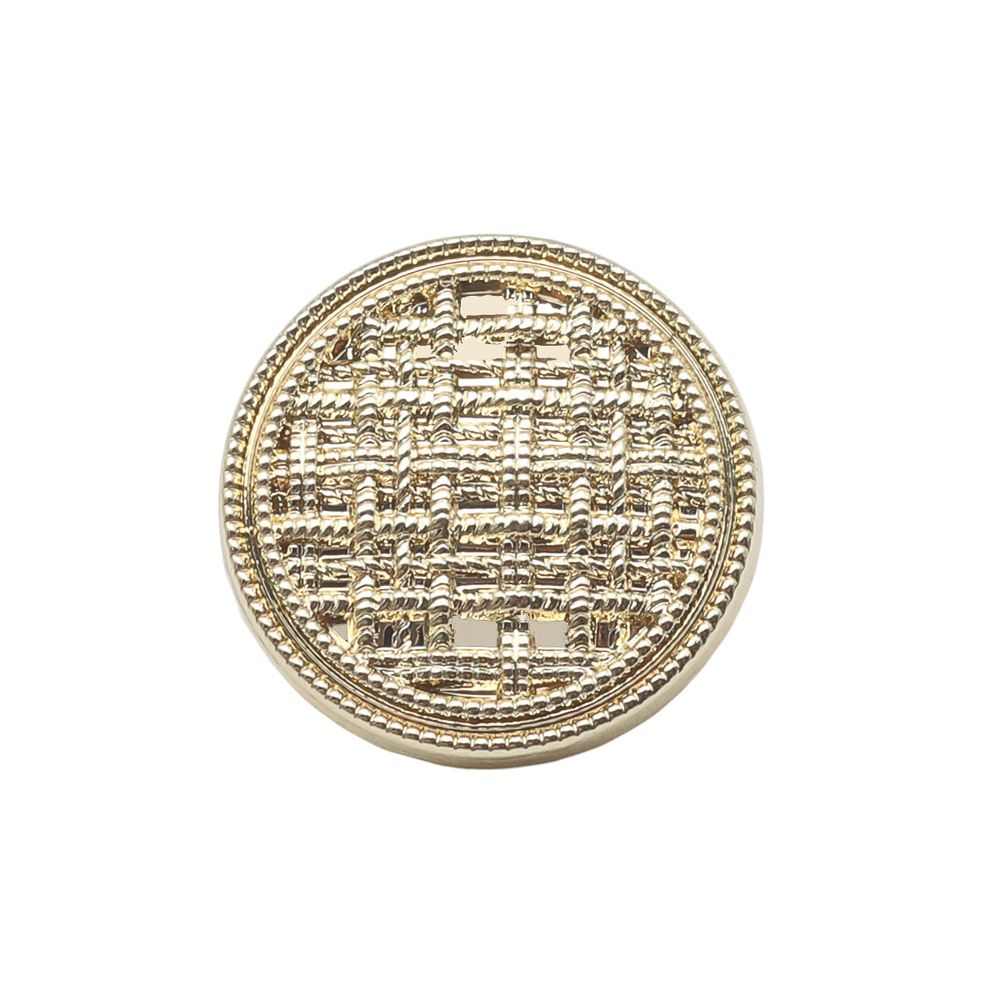 Пуговицы на ножке 32L=20 мм, металл, Gold (золотой), 10 шт, MP06