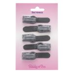 Крючок шубный Hobby&Pro 20 мм, 5 шт, 7037 средне-серый