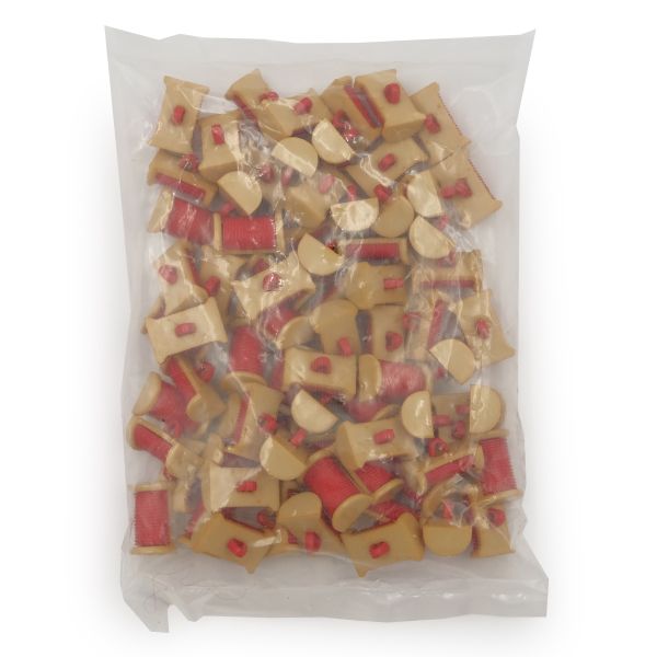 Пуговицы детские Катушка, 21 мм (267/145) 48258, 72 шт