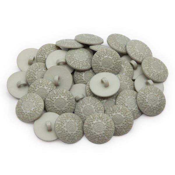 Пуговицы на ножке 22 мм (301 серый), 36 шт