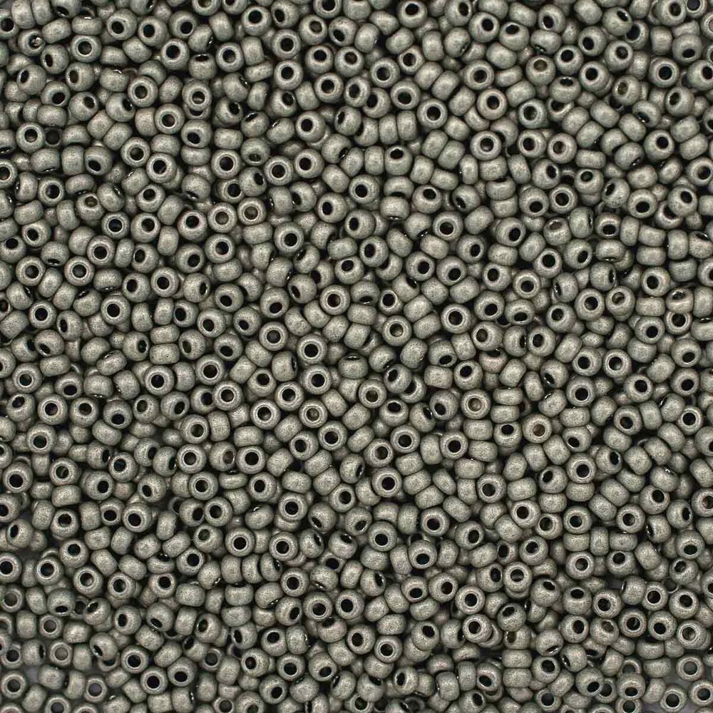 Бисер Preciosa металлик матовый 10/0 (2.3 мм), круг.отв., 500гр, 331-39001-10/0-18542