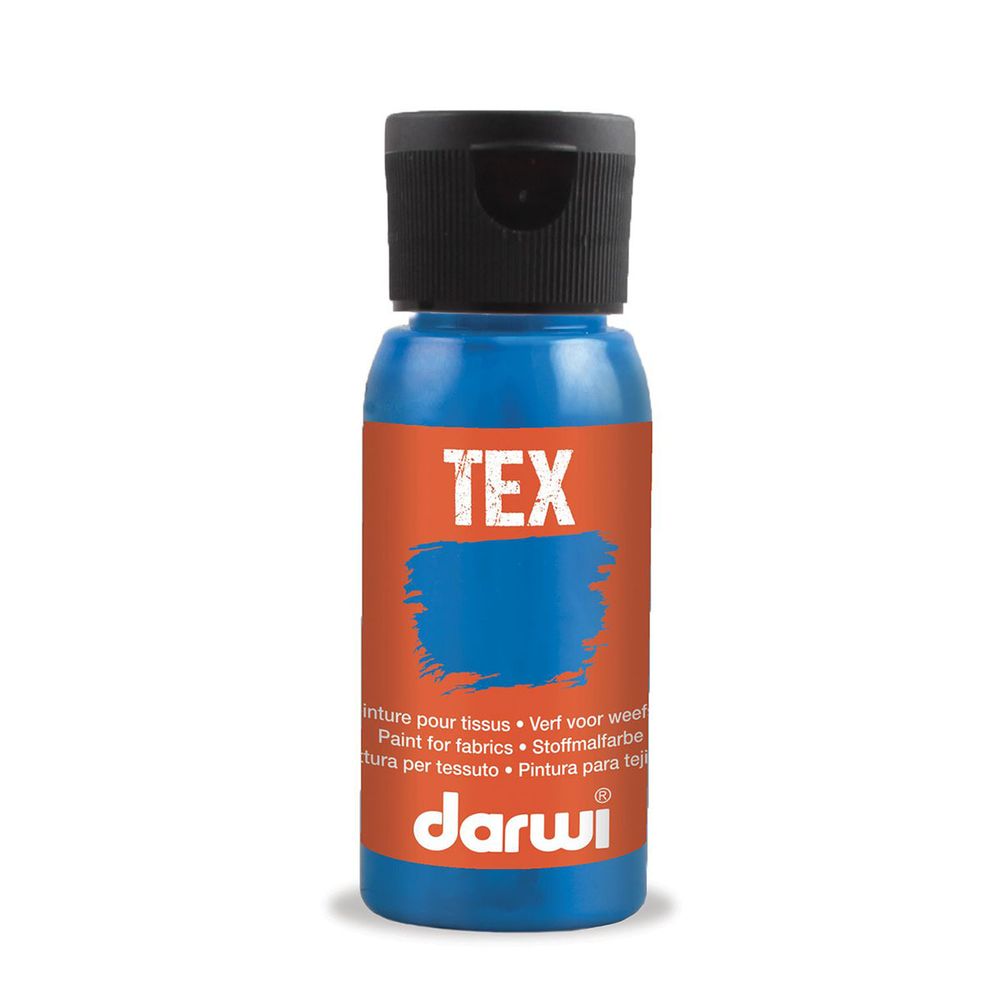 Краска для ткани Darwi TEX, 50 мл, 203 античный синий