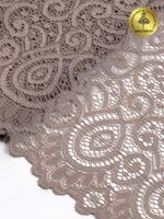 Кружево эластичное (стрейч) L1351 180мм цв.010 капучино, 25м, Kruzhevo