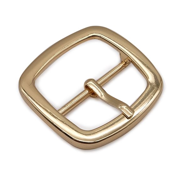 Пряжка ременная металл 25 мм, золото цв.02, 10 шт