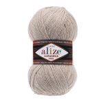 Пряжа Alize (Ализе) Lana Gold Fine / уп.5 мот. по 100 г, 390м, 152 бежевый меланж A