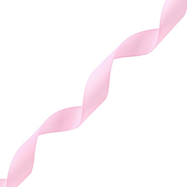 Лента репсовая (в рубчик) 20.0 мм, 011 розовый, уп.18,28 м