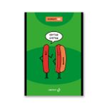 Блокнот на скобе, A5 60 л. 12 шт клетка, Ироничный взгляд 01740, Б263 Светоч