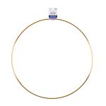 Кольцо для макраме (заготовка) сталь металл ⌀200 мм, под золото, Gamma RKG-020