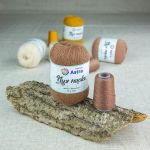 Пряжа Astra Premium (Астра Премиум) Пух норки / уп.1 мот. по 50 г, 290 м, 029 светлый каштан