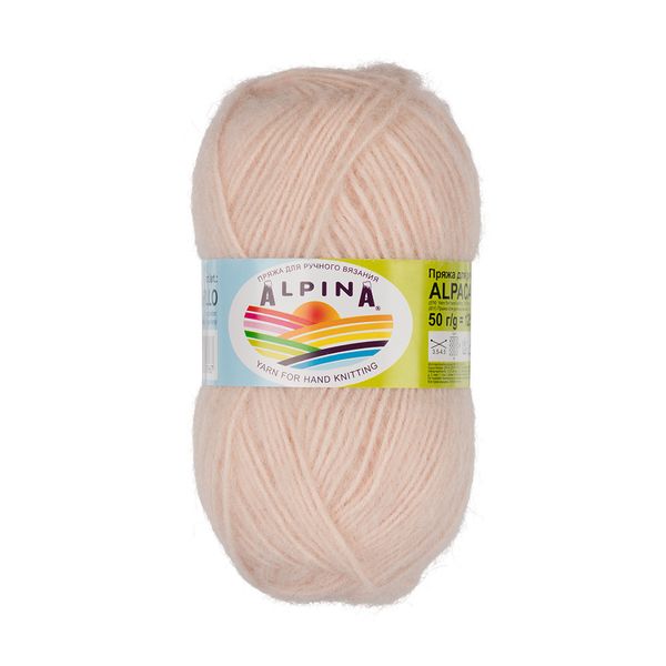 Пряжа Alpina Alpaca Pollo / уп.4 мот. по 50г, 125м, 02 св.персиковый