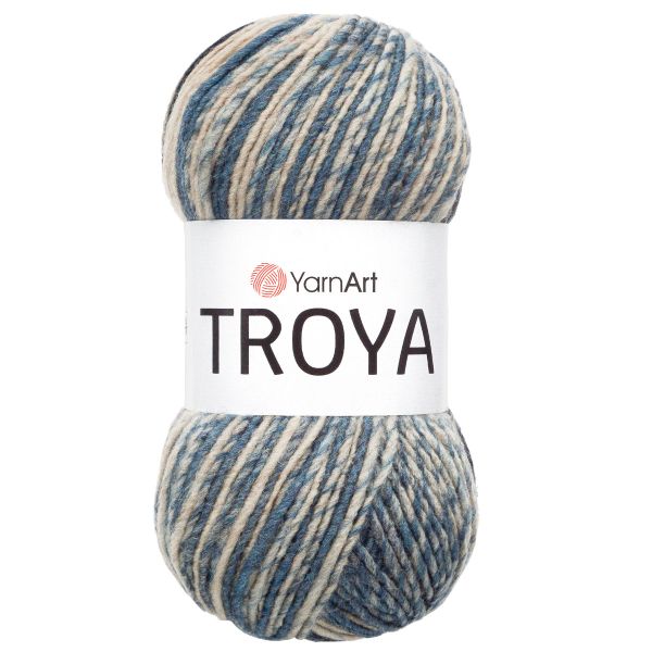 Пряжа YarnArt (ЯрнАрт) Troya / уп.5 мот. по 100 г, 250 м, 2102 секционный