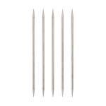 Спицы чулочные металл ⌀5.0 мм, 20 см, 5 шт, никель, Visantia VTS-5