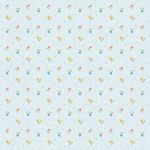 Ткань для пэчворка Peppy Нежная история, рулон 112 см / 5 метров, НИ-20 голубой, Peppy