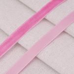 Лента бархатная (тесьма) 09.0 мм / 32.9±2 метров, 0081-1006, 11 малиновый