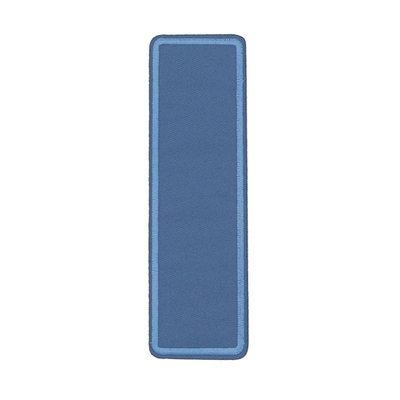 Термоаппликация прямоугольная, джинс, 145х45 мм (голубой (blue 1)), LA497, 2 шт