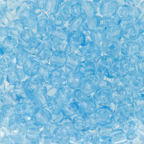 Бисер Zlatka 11/0 (2.1 мм), 100 г (10х10 г), №0017A св.голубой, GR