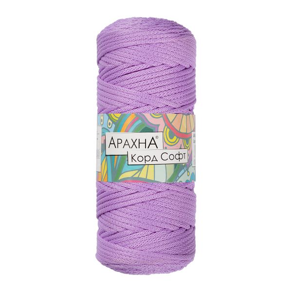 Пряжа Arachna Cord Soft / уп.3 мот. по 260г, 100м, 213 св.сиреневый