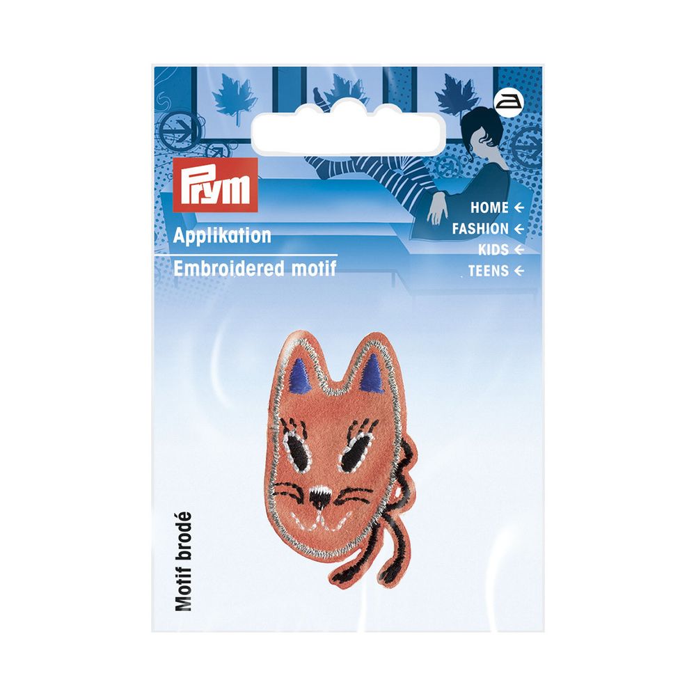 Термоаппликация Маска Азия оранж, Prym