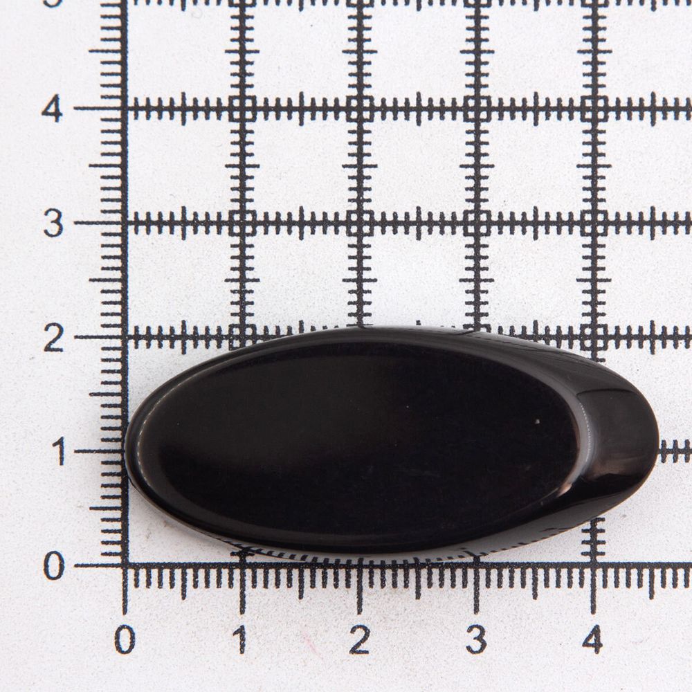 Пуговицы на ножке 72L (46мм), пластик, 3.01-416-46 черный, 20 шт