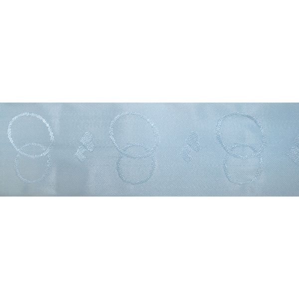 Лента атласная 1-сторонняя 60.0 мм, 20 м, С2785 голубой, Красная лента