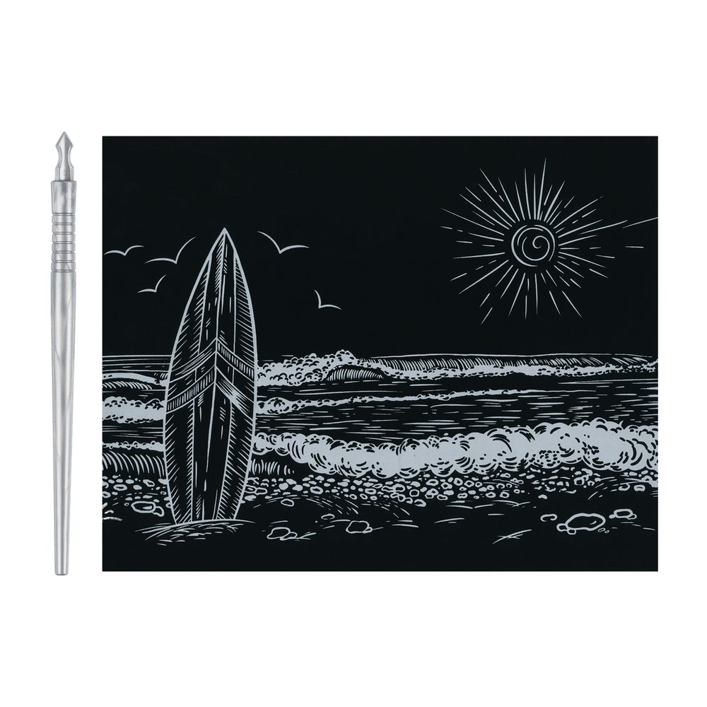 Набор для творчества Гравюра №64 Море, 20х25.5 см, Hobbius SGHK