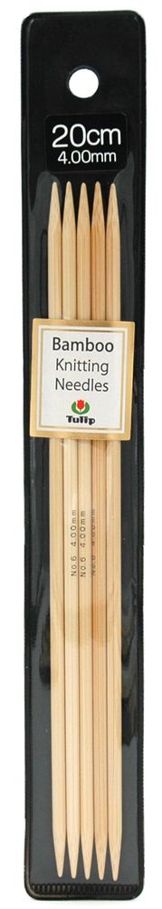 Спицы чулочные Tulip Bamboo ⌀4 мм, 20см, KND080400 /TOS/