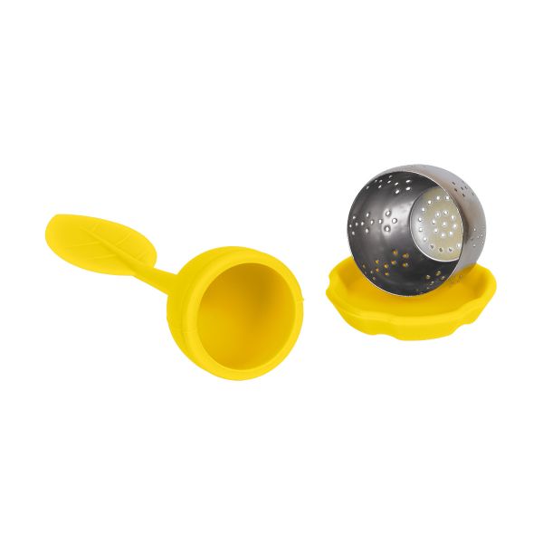 Сито для заваривания чая 4х15 см, 1 шт, №02 желтый, S-Chief SHF-0341