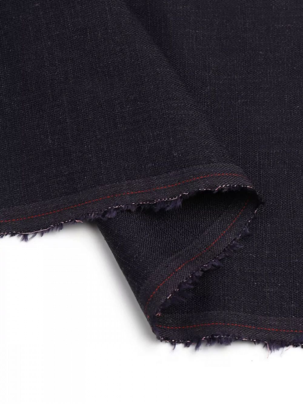 Льняная ткань 190 г/м², 140 см / 2 метра, TBY.Li.1002.10, 10 т.синий