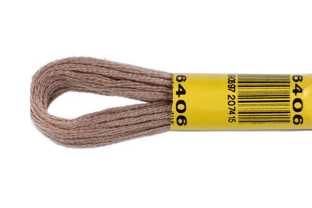 Мулине ПНК им.Кирова цв.6406 роз.серый, Россия, 24 мотка по 8 метров