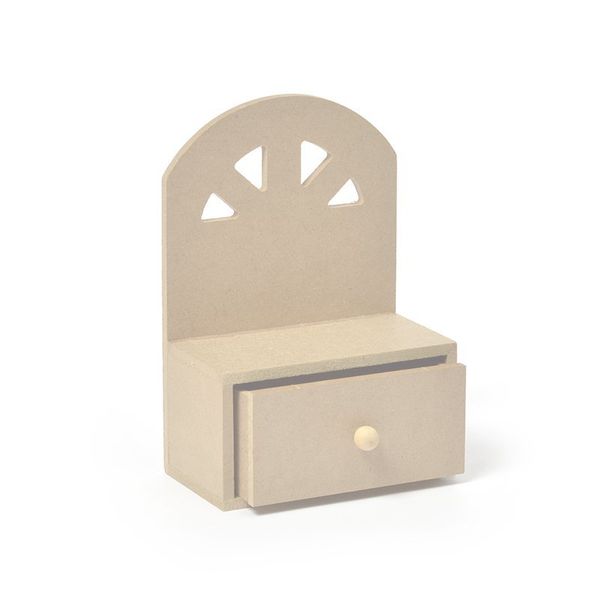 Миниатюра кукольная: Тумба МДФ 157х110х57 мм