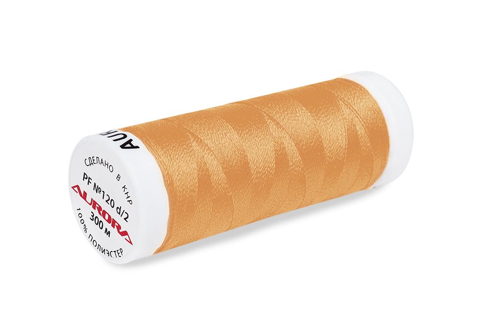 Нитки для креативных работ Aurora №120, 300 м, цв. PF752, 5 катушек