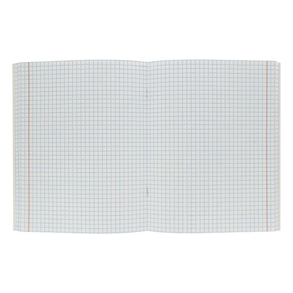 Тетрадь Шрифты A5 96 л. на скобе 60 г/м², 6 шт, клетка, SVT 961221 04 серый, Светоч