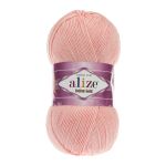 Пряжа Alize (Ализе) Cotton Gold / уп.5 мот. по 100 г, 330м, 393 светло-розовый A
