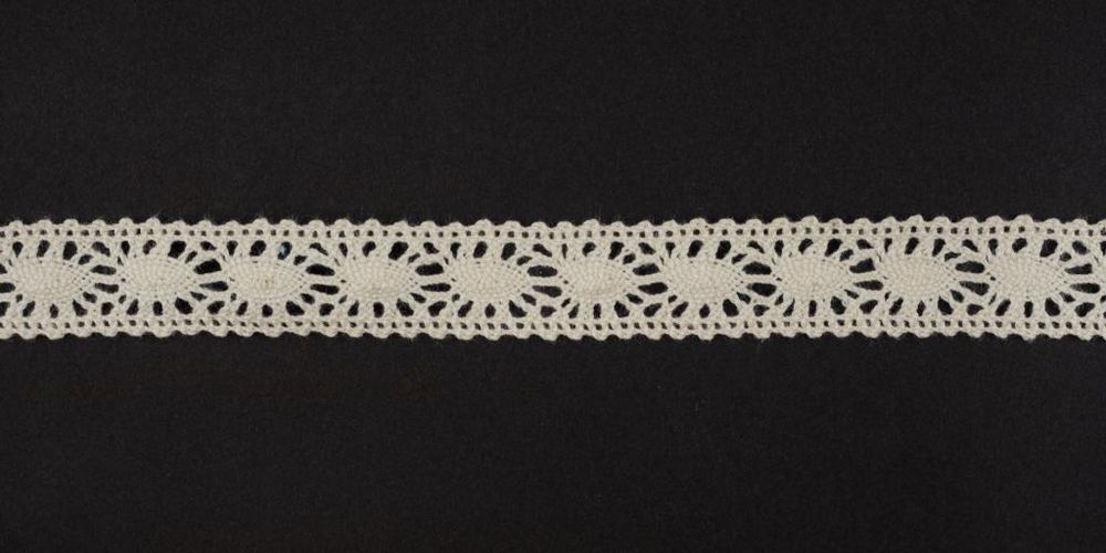 Кружево вязаное (тесьма) 16 мм цв.натуральный, Alfa, 25 метров, AF-081-000 Кружево вязаное (тесьма) 16 мм цв.натуральный, Alfa, 25 метров, AF-081-000