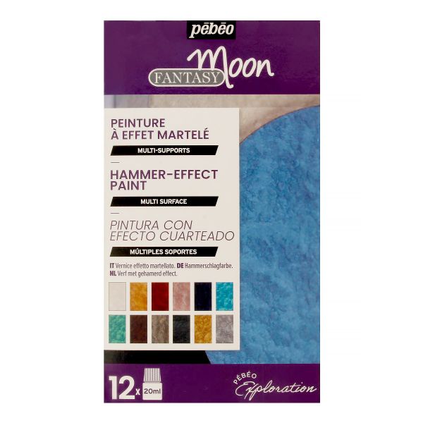 Набор красок Pebeo Fantasy MooИсследование с фактурным эффектом 12 цв. 20 мл