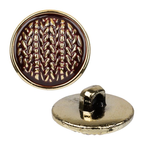 Пуговицы костюмные на ножке BLITZ DRN 0040 28 (18 мм), 6 шт, №А008 черный, Blitz DRN 0040