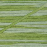 Лента (тесьма) шелковая 2.0 мм / 45.5±0.5 метров, M006 серо-зеленый/зеленый, Gamma SRM-2