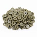 Пуговицы 4 прокола 24L (C242 хаки), 0313-1097А, 144 шт