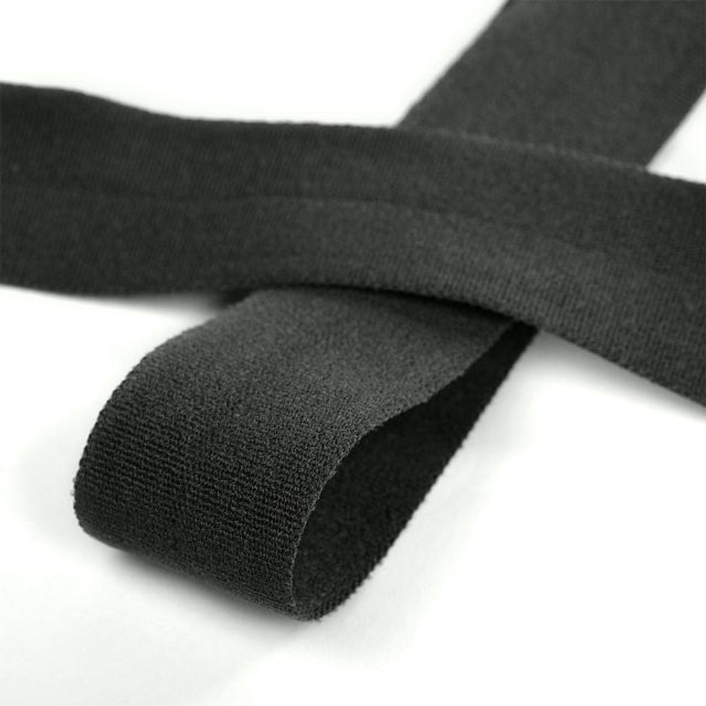 Резинка бельевая (окантовочная) матовая 20.0 мм / 1000 метров, темно-серый S075